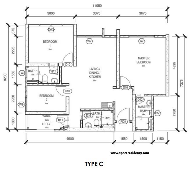 60-storey Luxury Services Apartment for Sale @ Taman Century, Johor Bahru. For full details, please visit us at www.SpaceResidency.com