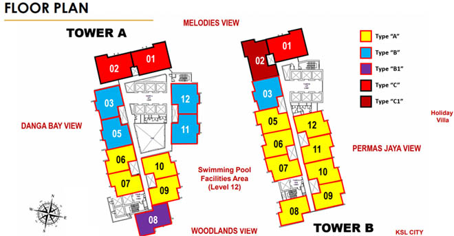 60-storey Luxury Services Apartment for Sale @ Taman Century, Johor Bahru. For full details, please visit us at www.SpaceResidency.com